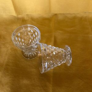 2 American Fostoria Footed Cocktail Glasses